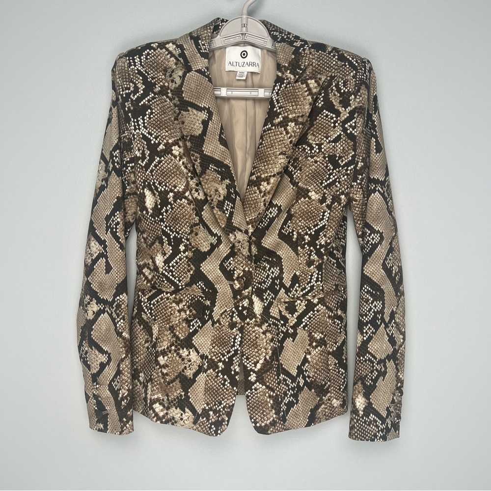 Altuzarra for Target Blazer Womens Size M Snake Pattern Jacket